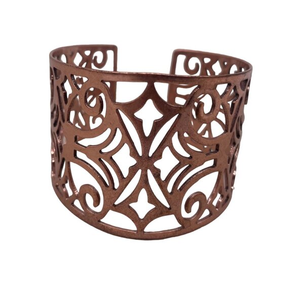 Lia Sophia Copper Filigree Cuff Bracelet - Picture 3 of 7